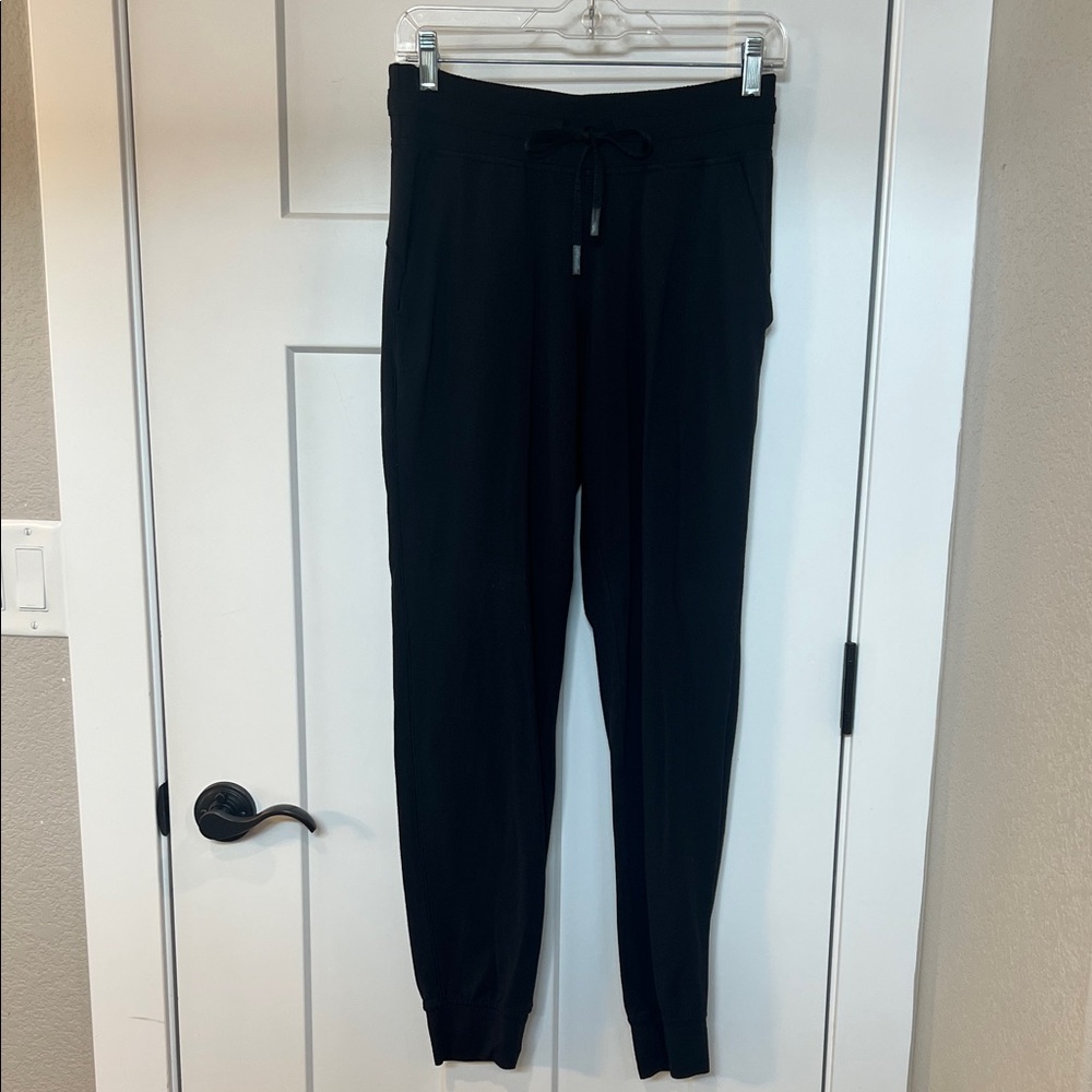 Lululemon Black High Rise Joggers Butter Soft Athleisure Lounge Pants 27”